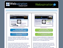 Tablet Screenshot of mywebspiration.com